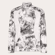 Latitude Arc Rc 1/4 Zip Fleece - Rocks Print Gray