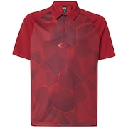 Mirror Graphic Polo - Raspberry