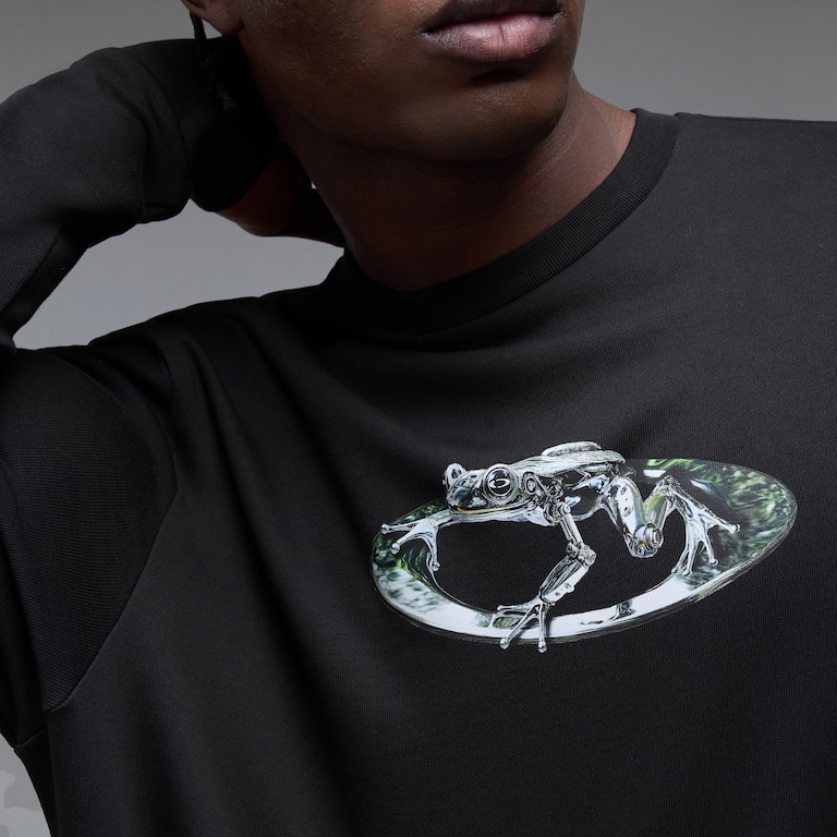 Animatronic Frog Crewneck - Pitch Black