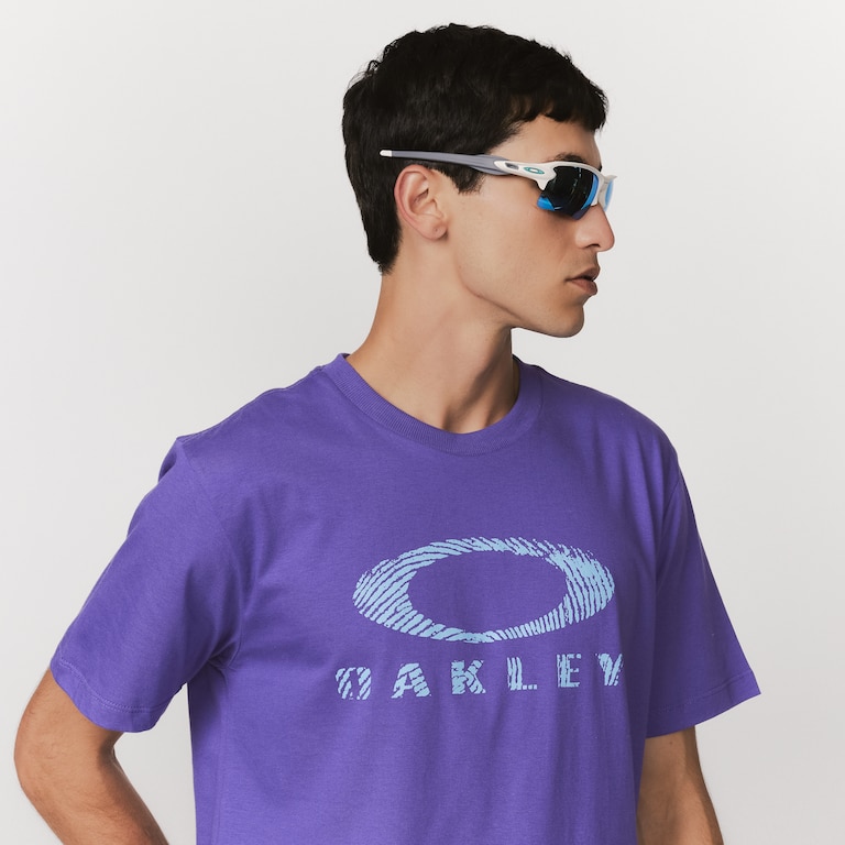 Camiseta Oakley Ellipse Fingerprint - Fluorite Purple