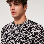 Endurance Dazzle Camo Jersey - Abstract Black/White