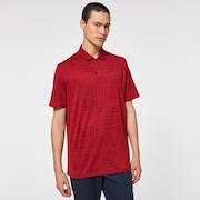 Oakley Dimension Jacquard Polo - Iron Red