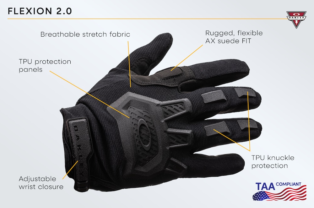Oakley Flexion 2.0 Glove in Black | Oakley® | Official Oakley