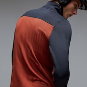 Canopy Full Zip Sweatshirt - Blackout/Flame Red