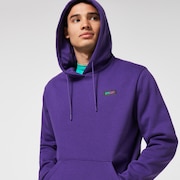 Gradient B1B Patch Hoodie - Deep Violet
