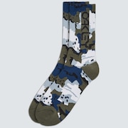 All Over Camo Socks - B1B Camo Blue/Gray