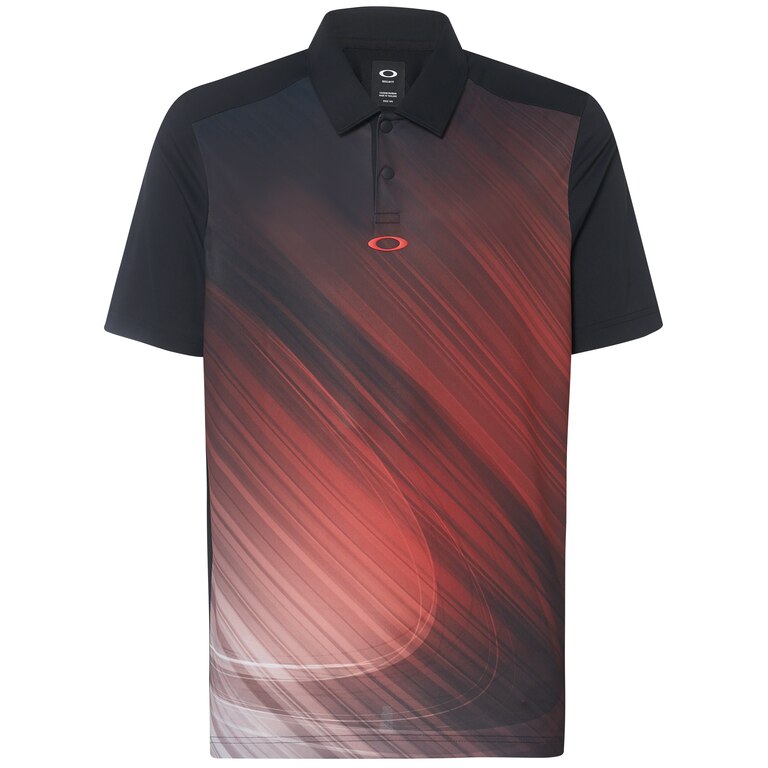 Exploded Ellipse Golf Polo Short Sleeve - Blackout