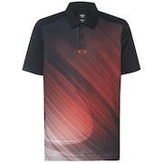 Exploded Ellipse Golf Polo Short Sleeve - Blackout