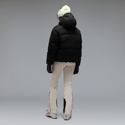 W. Icicle Cropped Jacket​ - Pitch Black
