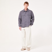 Canvas Snap Jacket - Uniform Gray