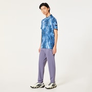 Skull Bold Omble Mock - Blue Storm Print