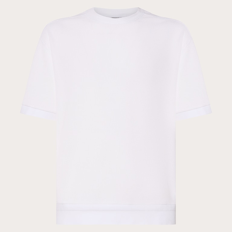 All Day Waffle SS Tee - White