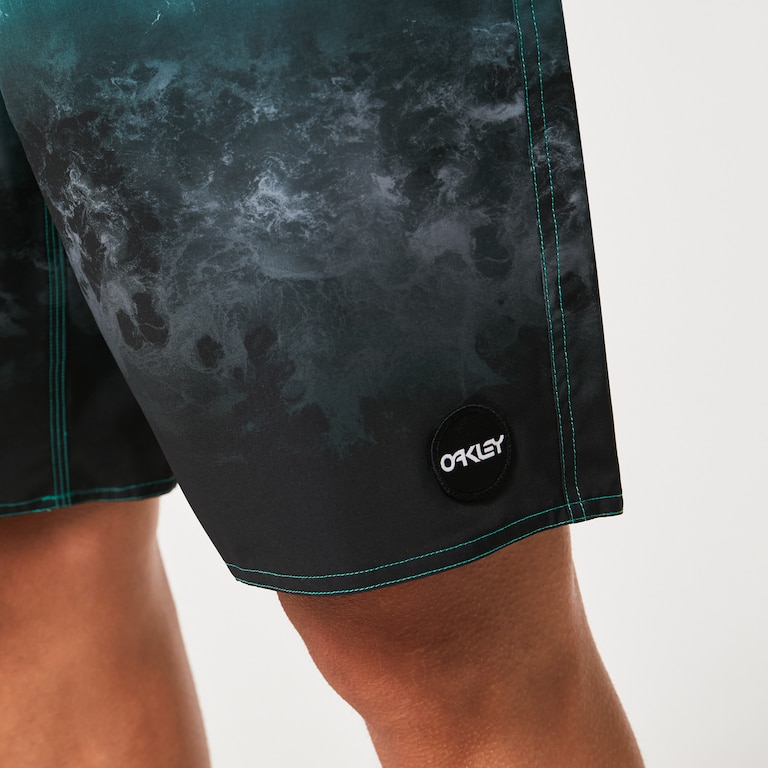 Whitewash 20" Boardshort - Mint Green Wave