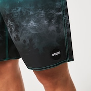 Whitewash 20" Boardshort - Mint Green Wave