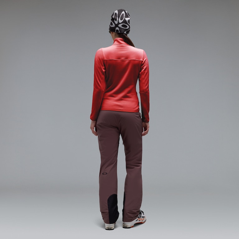 W. Canopy Full Zip Sweatshirt - Hibiscus Red