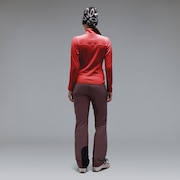 W. Canopy Full Zip Sweatshirt - Hibiscus Red