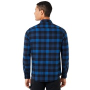 Icon Flanel LS Shirt - Dark Blue