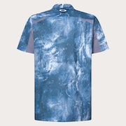 Skull Bold Omble Mock - Blue Storm Print