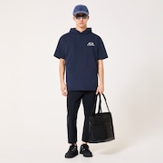 Light Fleece Dry S/S Hoody 16.0 - Midnight Blue