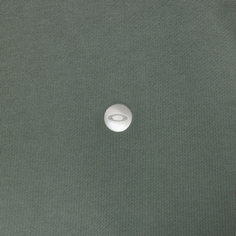 Hoodie Metallic Chest Coin - Aviator Green