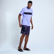 Jellyfish Printed Boardshorts - Radiant Orchid