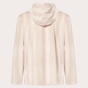 Dawny 1/4 Zip Hoodie - Humus Zig-Zag Print