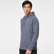 Space Camo Logo Hoodie - Fathom Heather