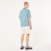 Cuban Collar SS Shirt - Pacific