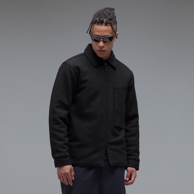 Off-Slope Solid Overshirt - Pitch Black