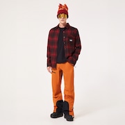 Butter Flannel Shirt - Black/Grenache Check