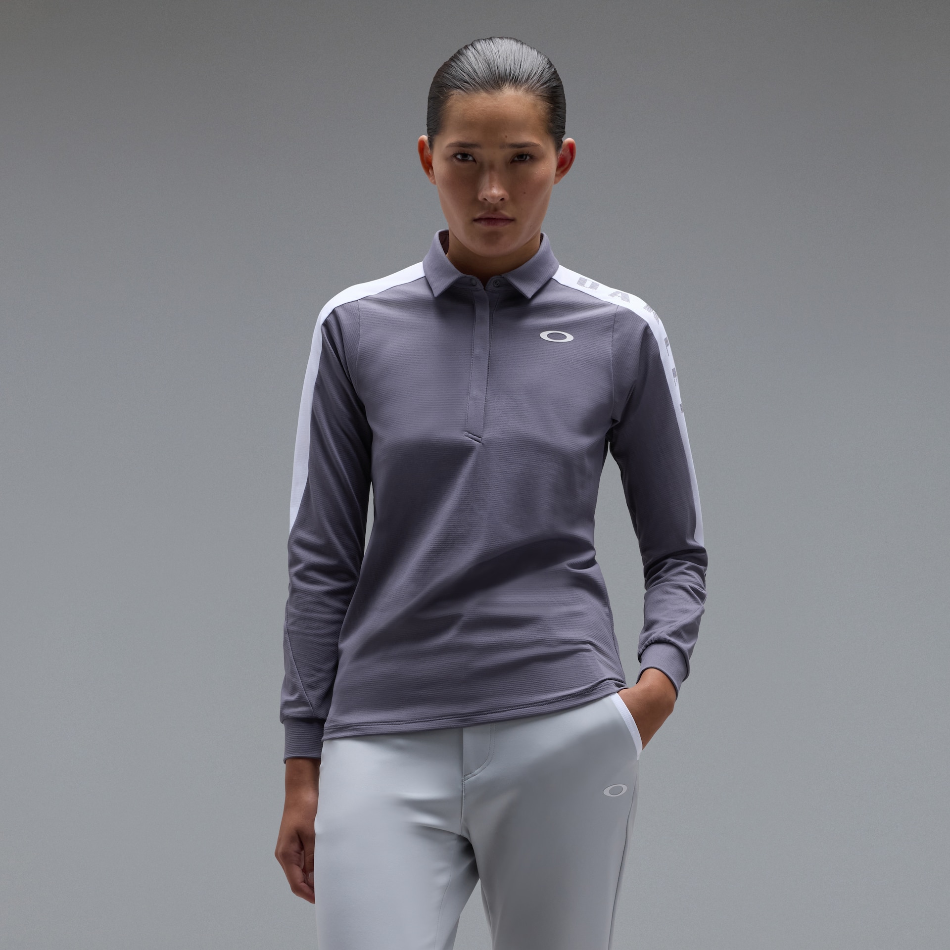 オークリー Elevate Color Block LS Shirt Pitch Black | オークリー