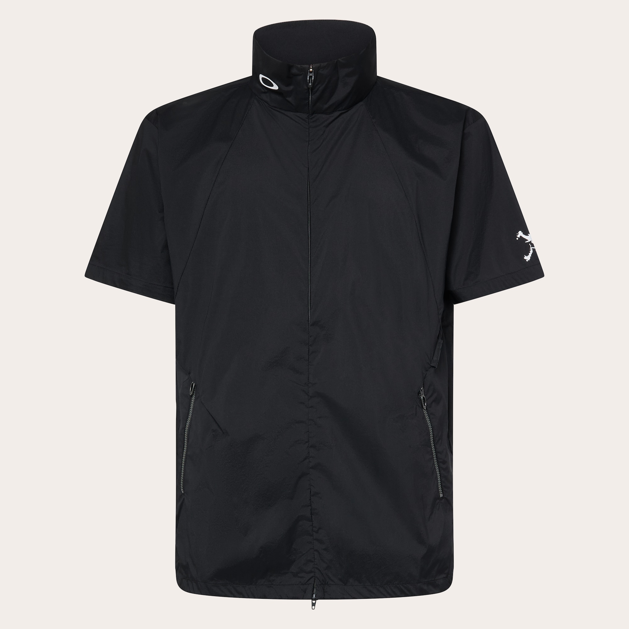 Oakley Skull S/S Airy Wind Jacket in Pitch Black | Oakley® JP