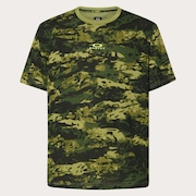 Bark New Short Sleeve - Tiger Camo Green