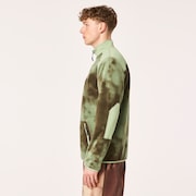 Tc Rykkinn Rc Fleece - Green Clouds Print