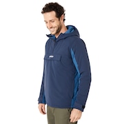 Block Color Anorak Jacket - Fathom