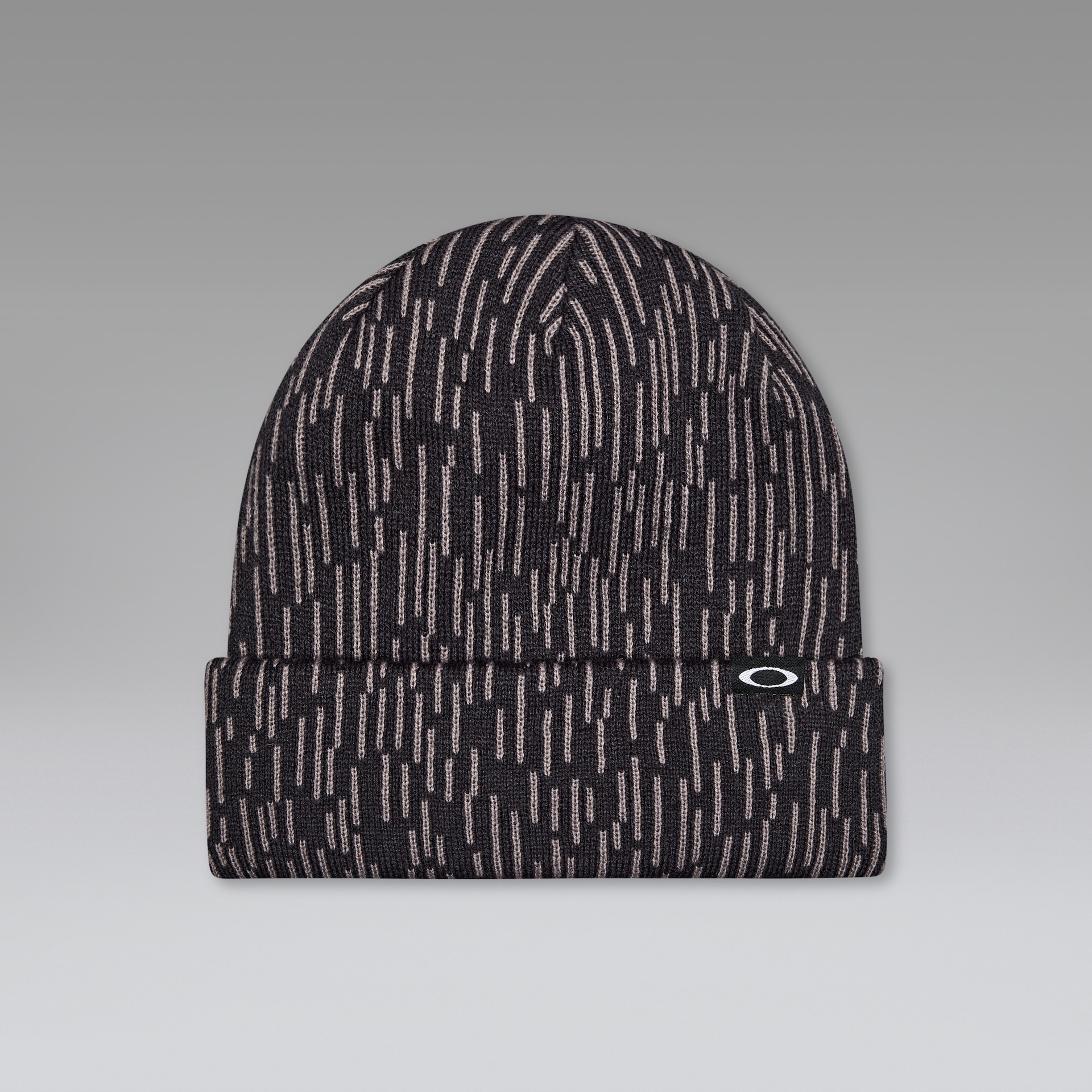 Oakley Fleece-lined Graphic Beanie​ In Black