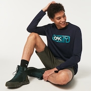 Locked In B1B Ls Tee - Fathom