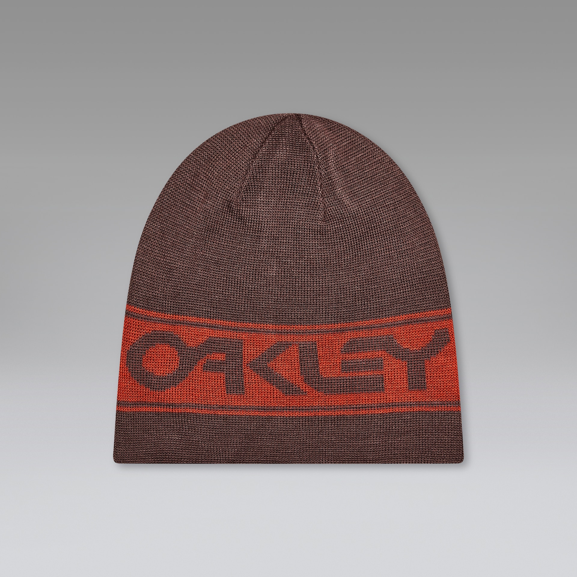 Oakley Tnp Reversible Beanie In Dark Umber