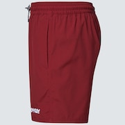 Seersucker 16" Beach Short - Iron Red