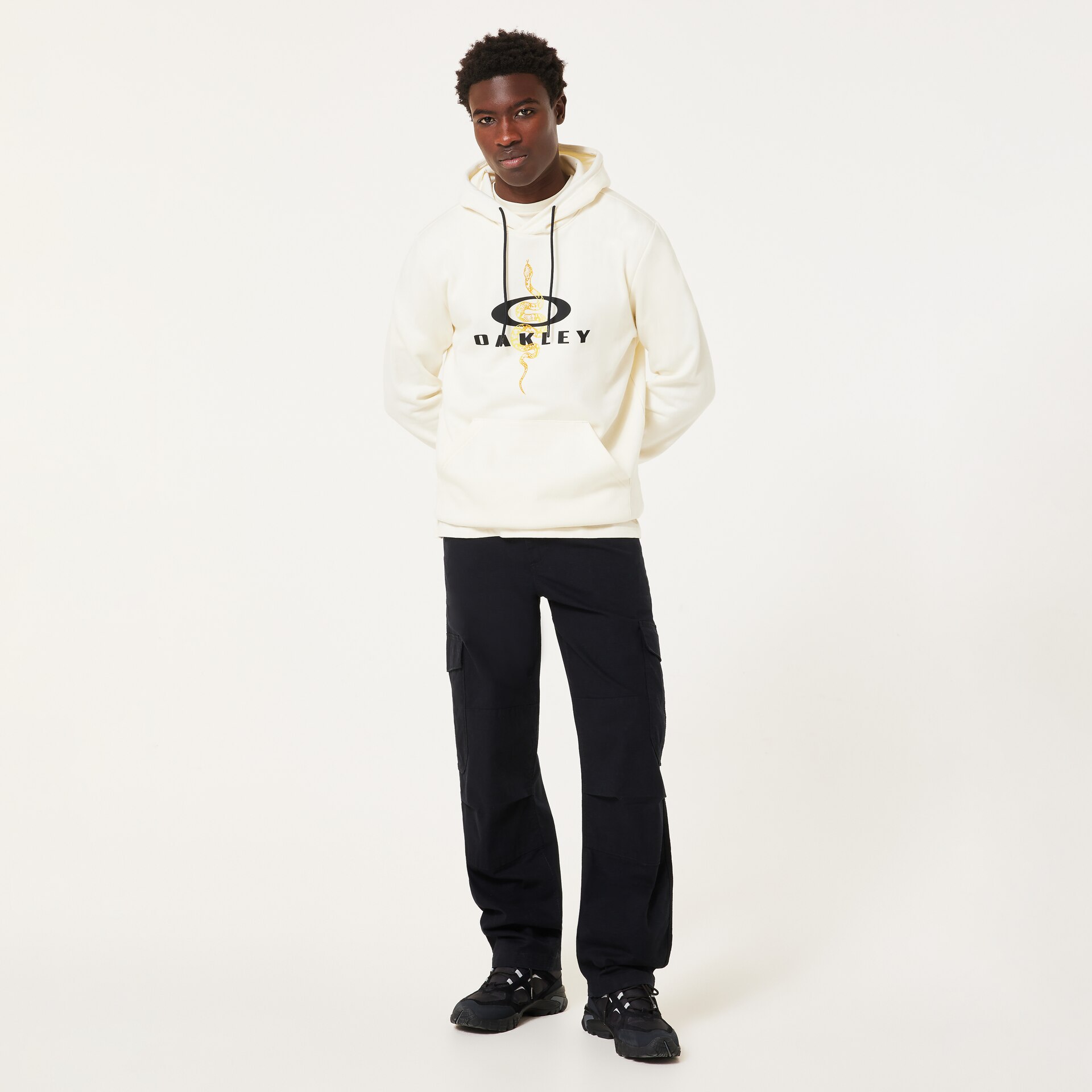 Oakley Relax Pullover Hoodie 2.0 Lunar New Year Snake in Arctic