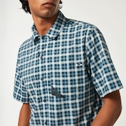 Sun Shirt Reduct - Check Stonewash