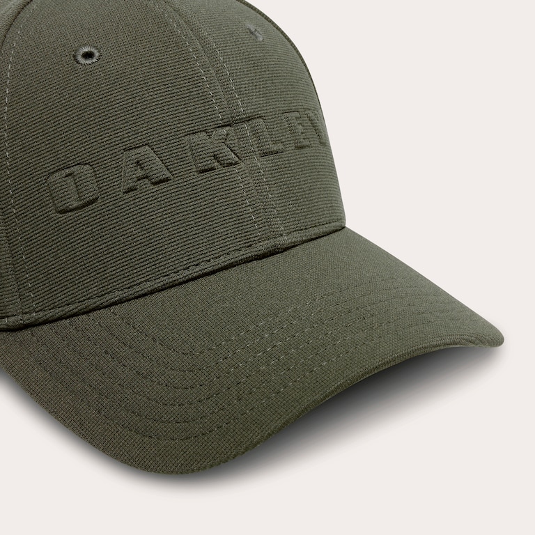 Bark Embossed Hat - Army Green