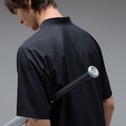 Striking SS Wind Pullover H/Z - Pitch Black