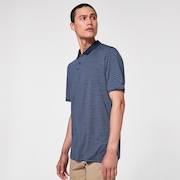 Oakley Jacquard Stripe Polo - Poseidon