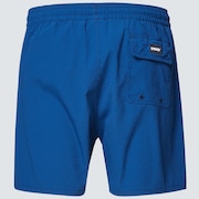 Seersucker 16" Beach Short - Poseidon