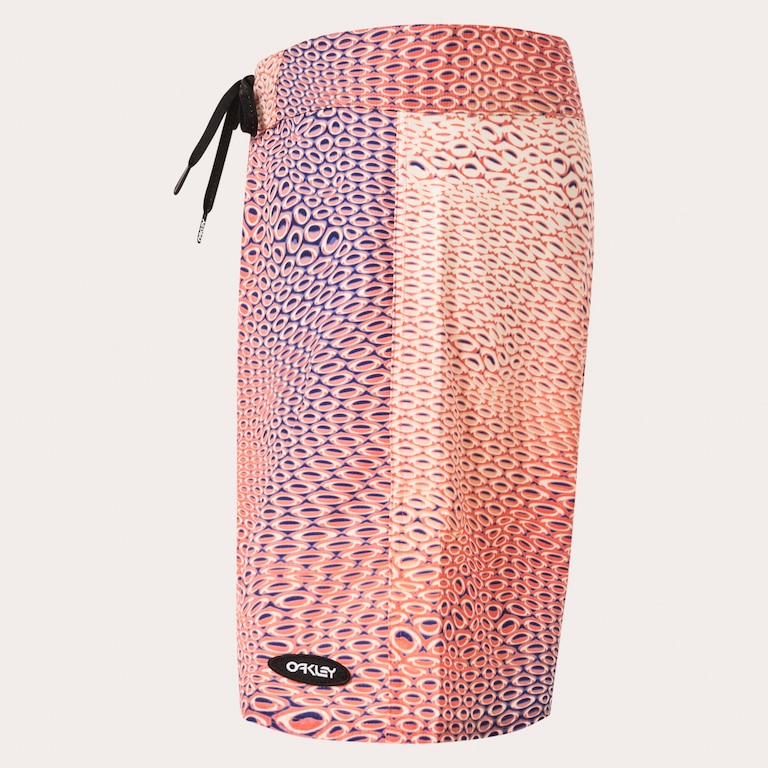 Cosmic Tides 18" Boardshort - Bubble Ellipse Orange/Blue