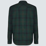 Tc Skull Flannel Shirt - Green Check