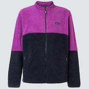 Gradient B1B patch FZ fleece - Blackout/Ultra Purple