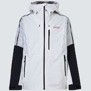 Tc Gunn Shell 2L Jacket - White/Crackle