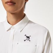 Skull Frequent Ls Shirts 4.0 - White